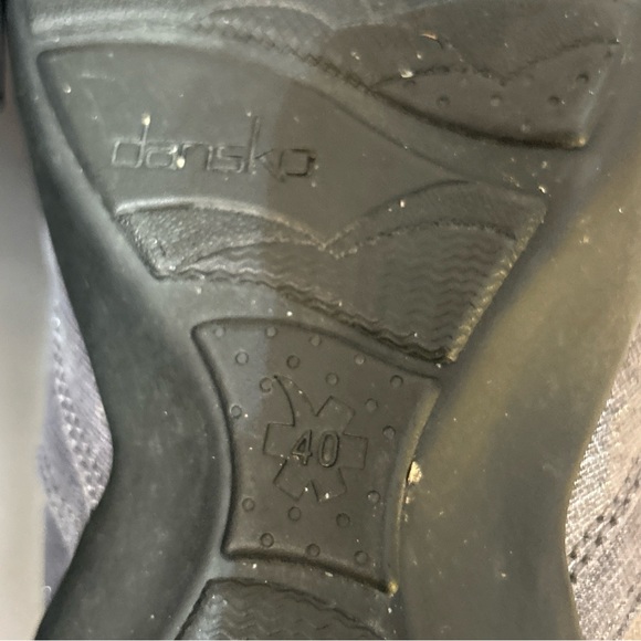 Dansko Shoes Size 40 Pewter Shimmer Leather Upper Style# 2711970200 Carol - Picture 14 of 14